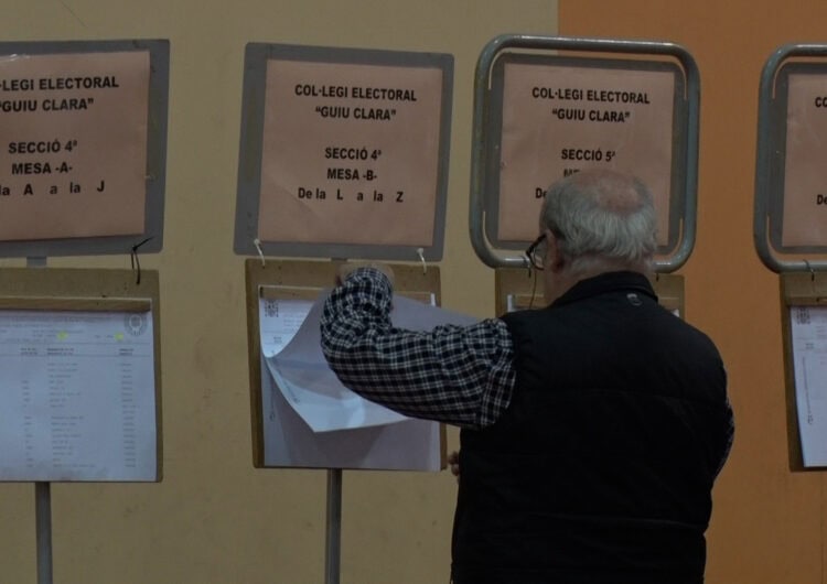 La jornada electoral arranca amb normalitat a Mollerussa