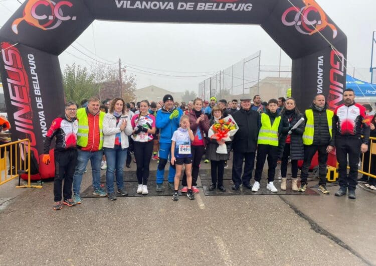 El Duatló Cross Hivernal de Vilanova de Bellpuig reuneix 200 atletes en la seva 9a edició