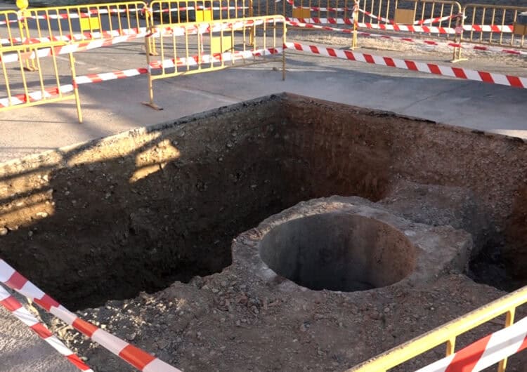 Comencen les obres de reparació del clavegueram 